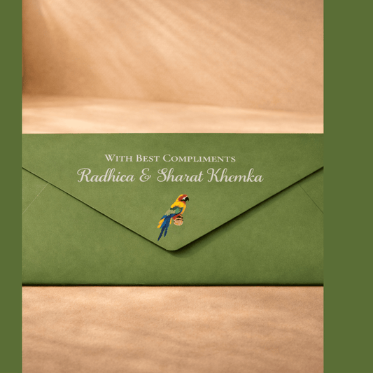 Tropical Macaw Money Envelope