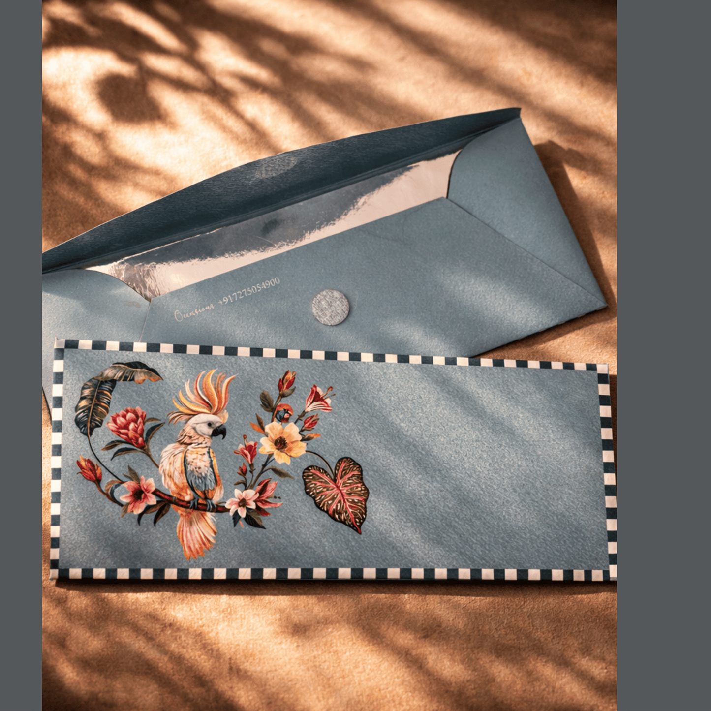 Cockatoo in Bloom Money Envelope