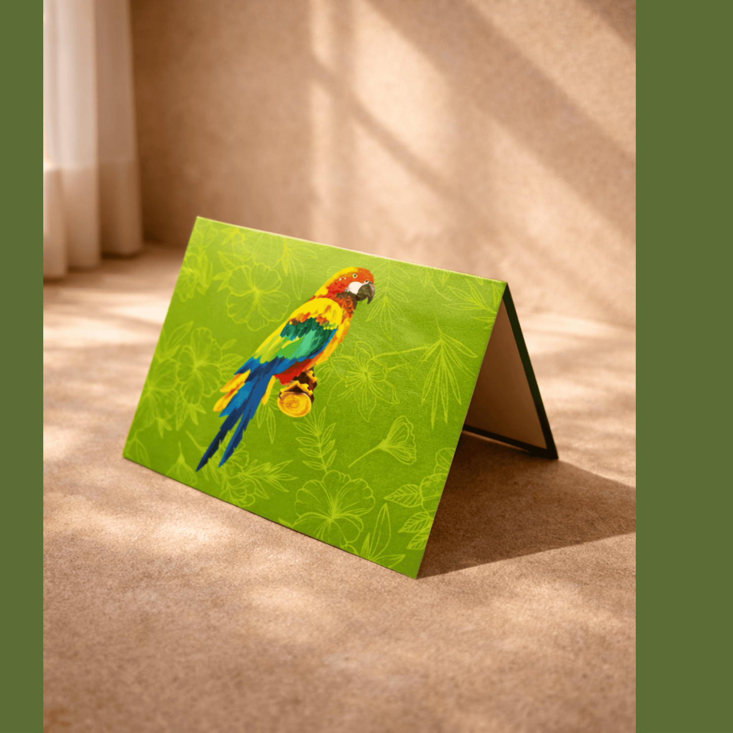 Tropical Macaw Note Card
