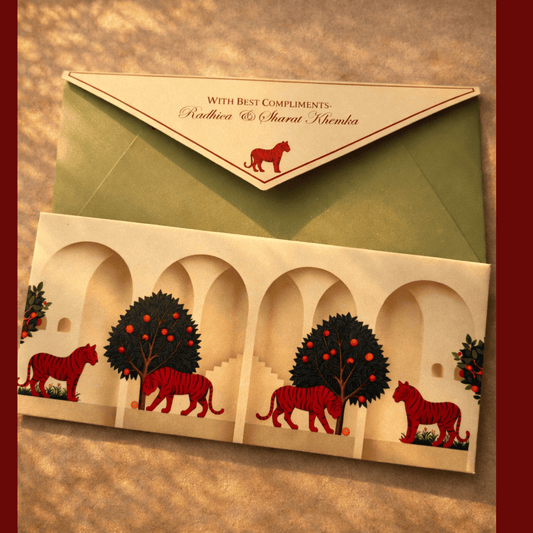 Royal Tiger Garden Shagun Envelopes