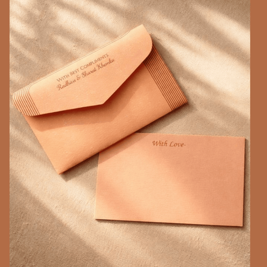 Peach Minimal Notecards