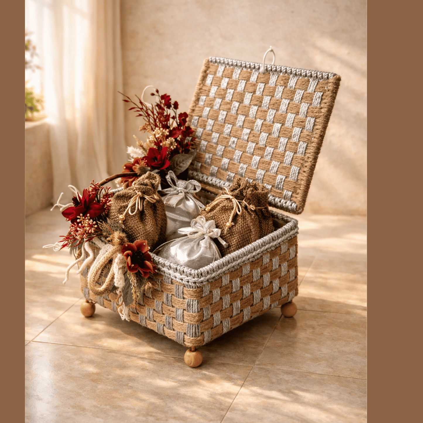 Rustic Bloom Gift Basket