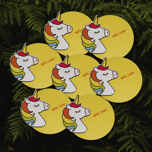 Rainbow Air Balloon Tags ( Set of 25 )