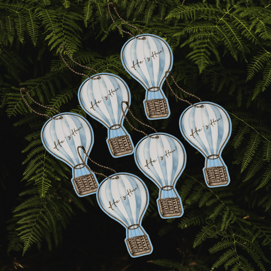 Rainbow Air Balloon Tags ( Set of 25 )