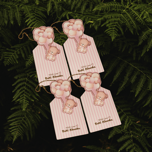 Rainbow Air Balloon Tags ( Set of 25 )