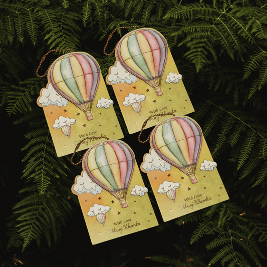 Rainbow Air Balloon Tags ( Set of 25 )