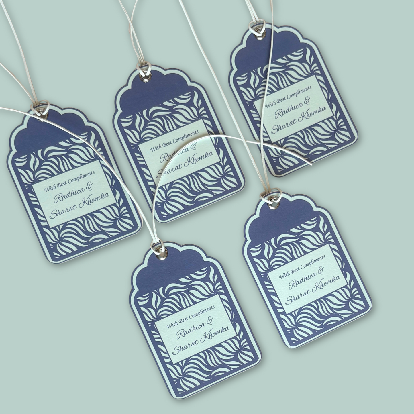 Elegant Waves Tag ( Set of 25 )