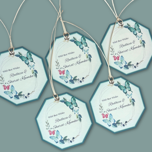 Butterfly Wreath Gift Tags ( Set of 25 )