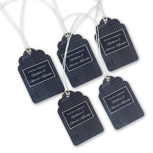 Elegant Monochrome Tags ( Set of 25 )