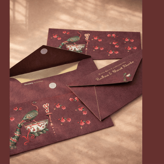An Ode to Peacock Money Envelope