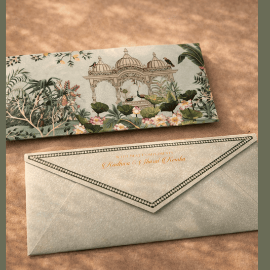 Mughal Garden Money Envelope