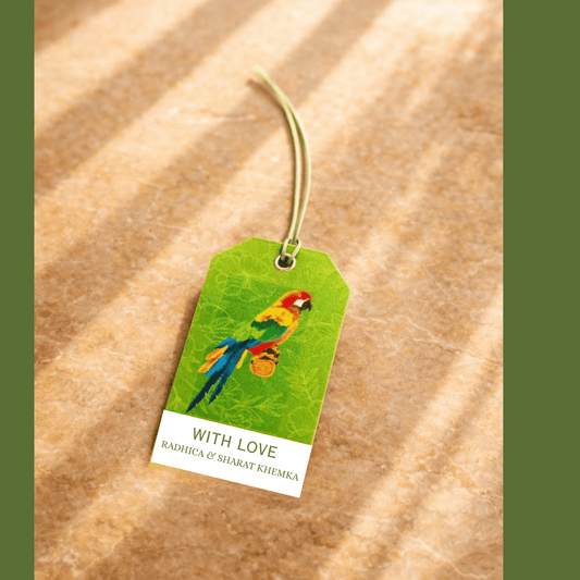 Tropical Macaw Gift Tag