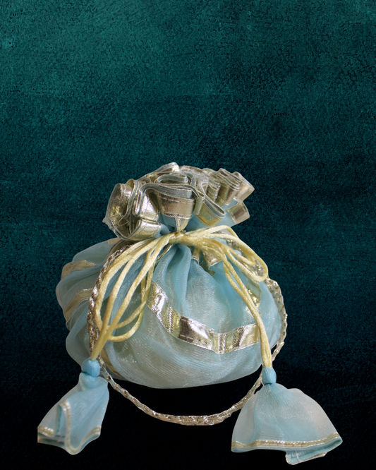 Sky Blue Potli