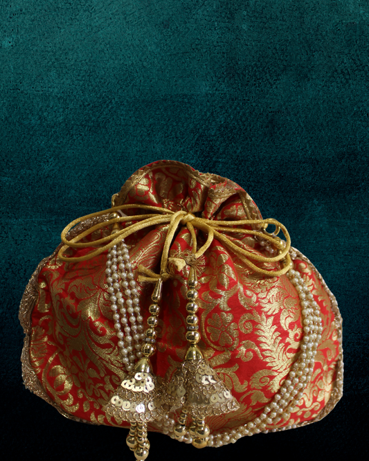 Regal Brocade Potli