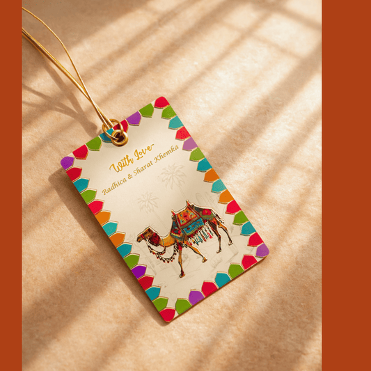 Royal Rajasthani Camel Gift Tag