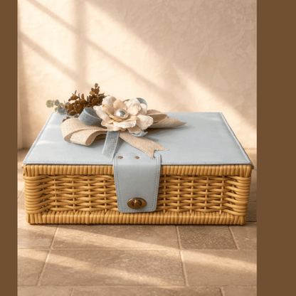 Pastel Bloom Keepsake Basket