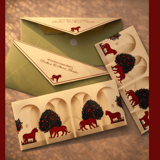 Royal Tiger Garden Shagun Envelopes