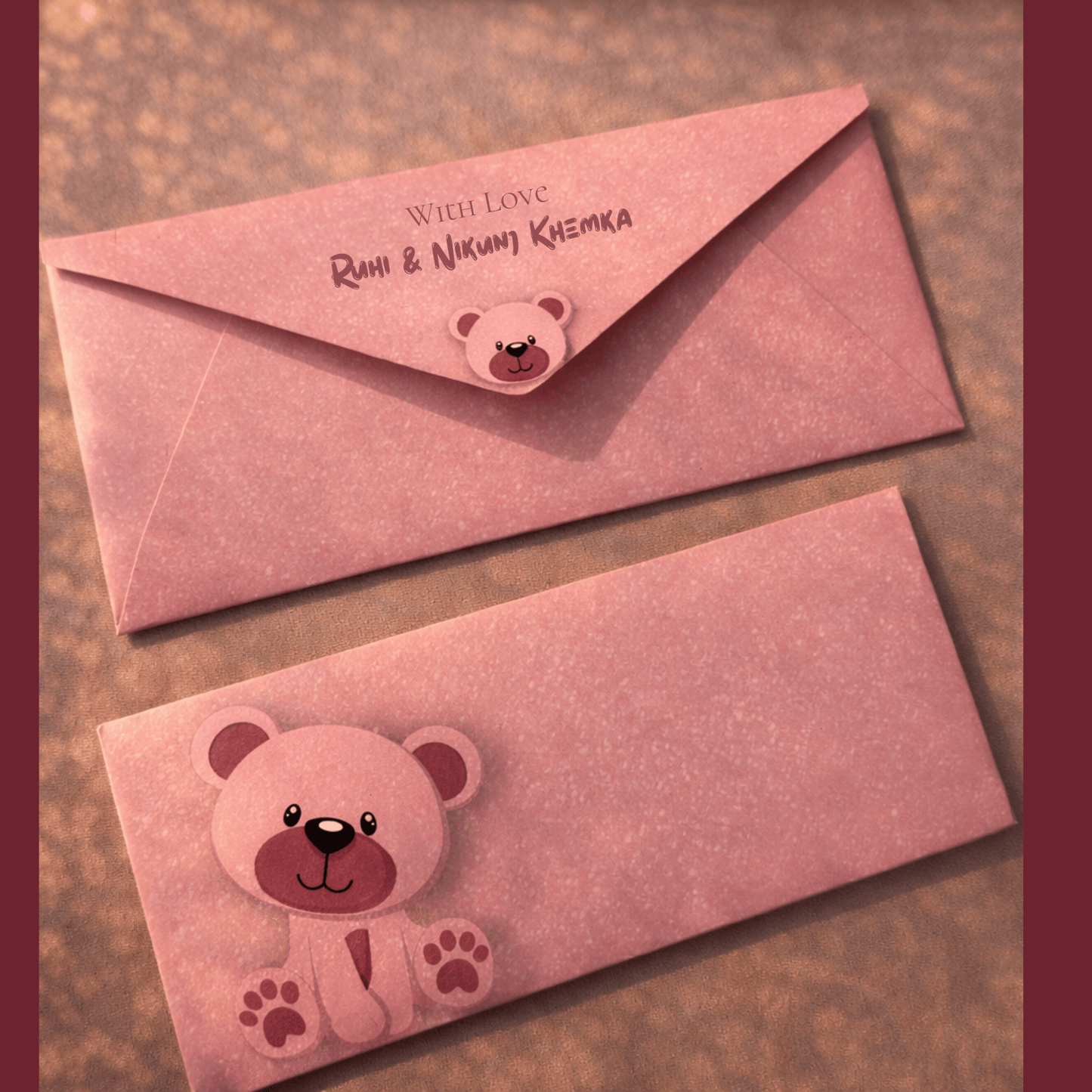 Blushing Bear Kids' Envelopes