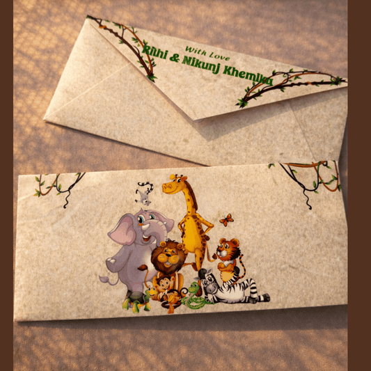 Jungle Jamboree Kids' Envelopes