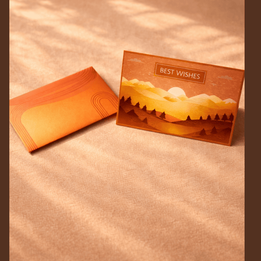 Sunset Wishes Notecard