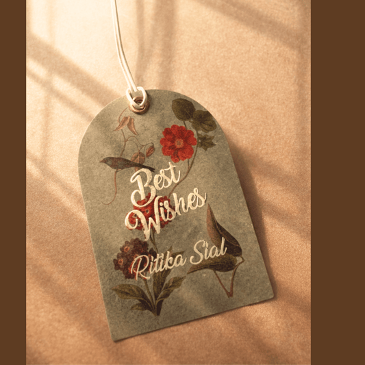 Vintage Floral Gift Tag