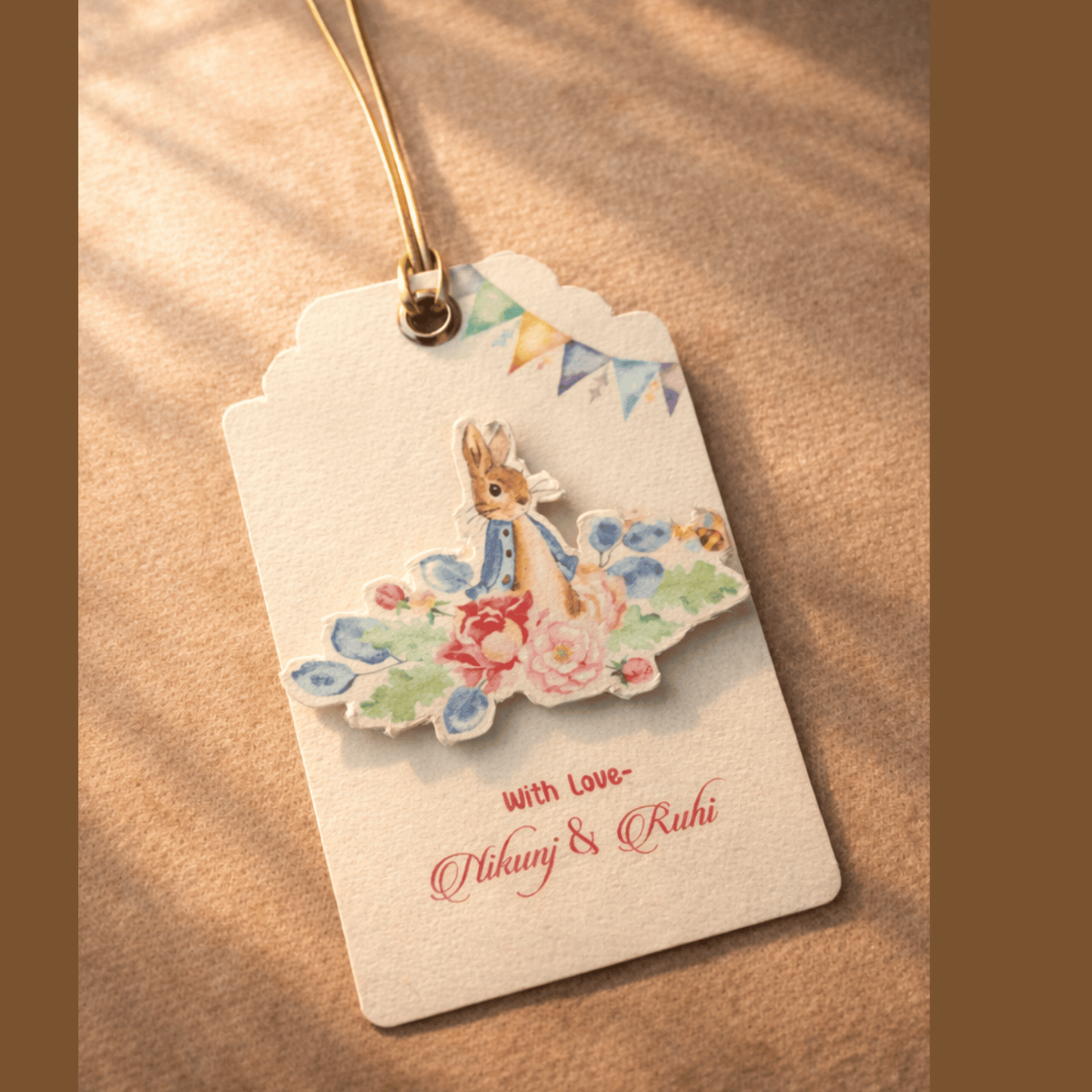 Bunny Garden Kids Tag