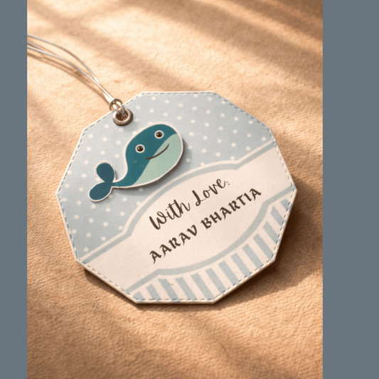 Smiley Whale Kids Tag