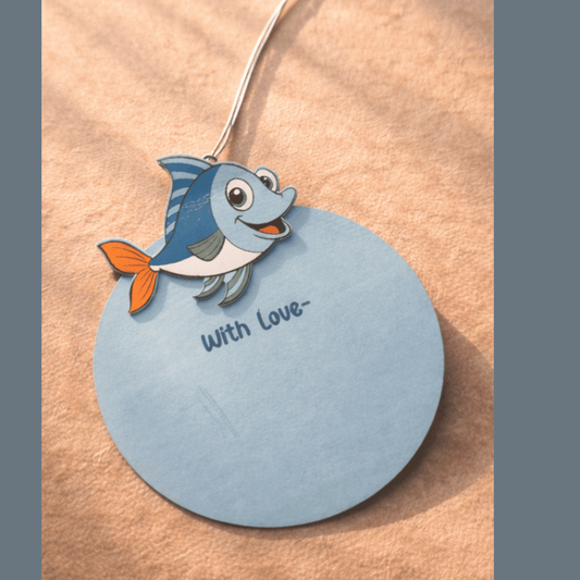 Smiley Fish Kids Tag