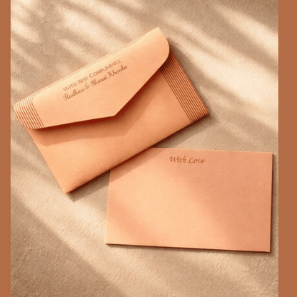 Peach Minimal Notecards