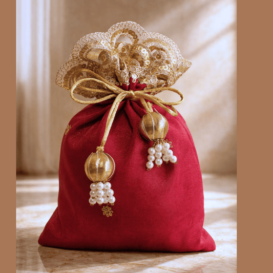 Elegant Red Potli