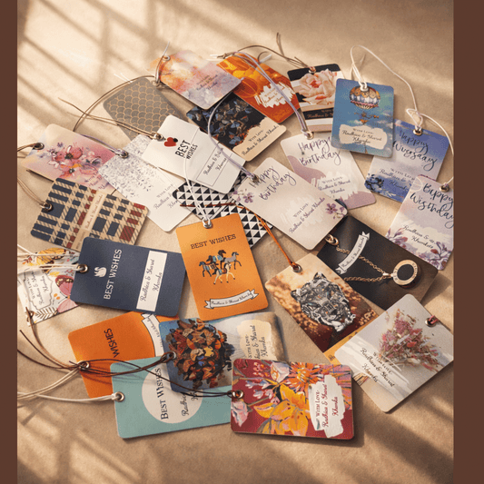 A Curated Set Of 25 Uniquely Designed Tags